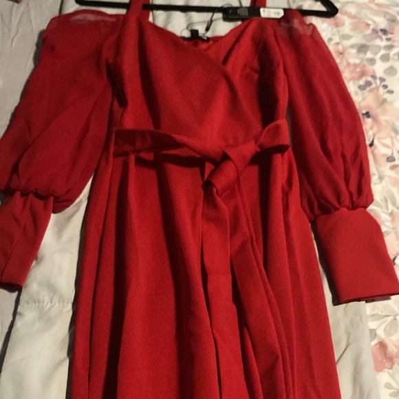 Sexy red jumpsuit - Picture 3 of 9